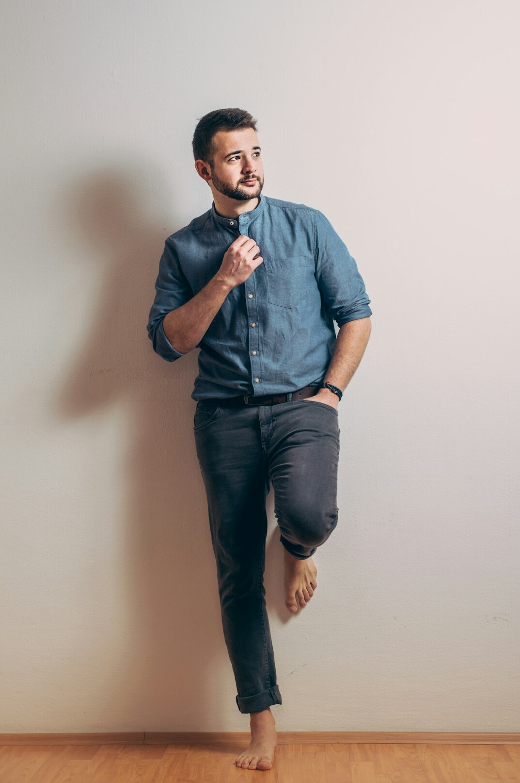 Professional portrait of a male rhetoric and public speaking coach